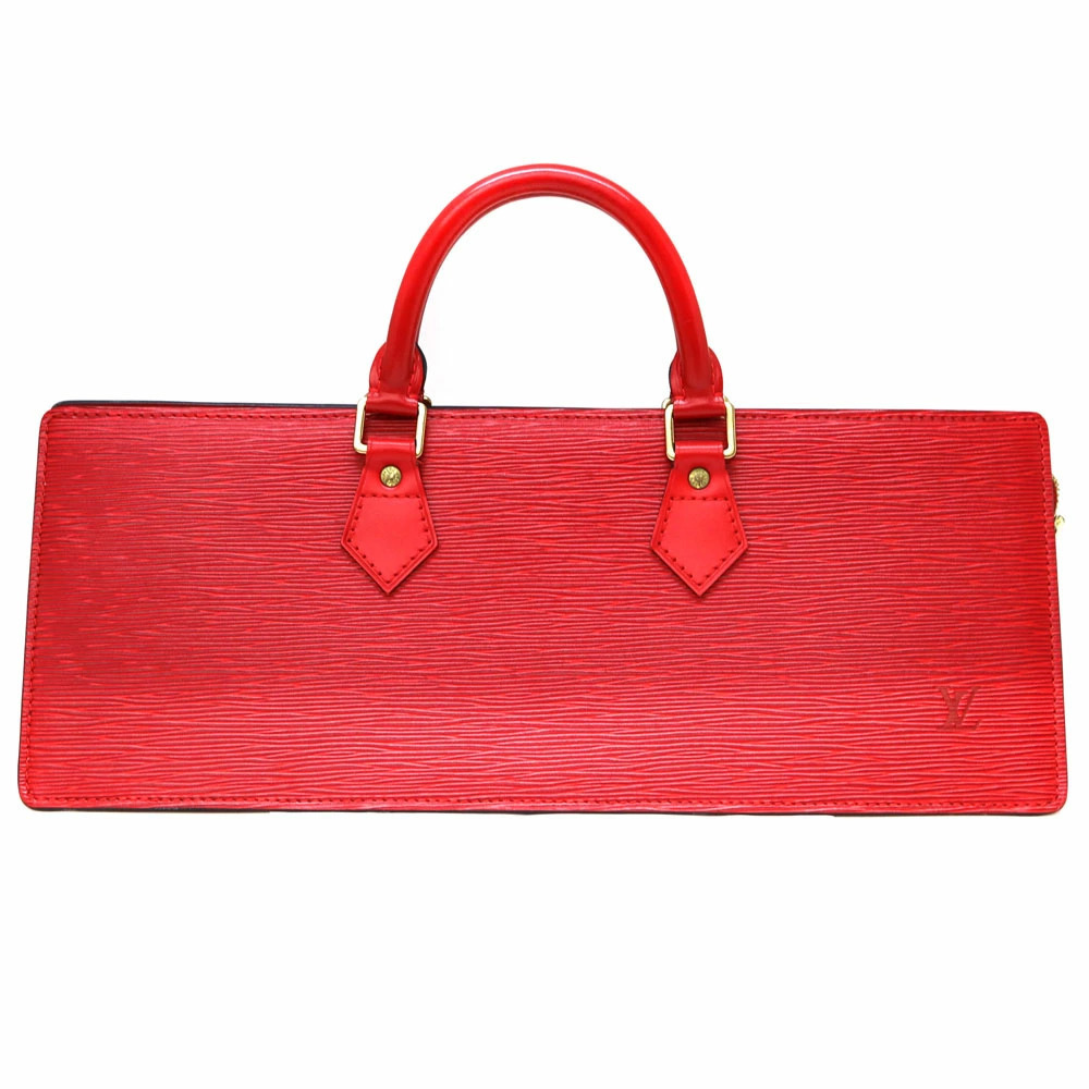 Louis Vuitton Sac Triangle Epi Castilian Red